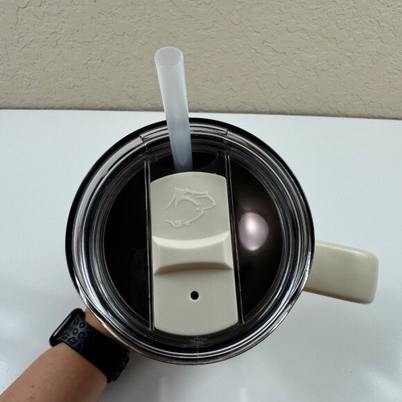 Bucees Yukon Outfitters Buc-ee’s Rose Gold Cheetah 40oz Tumbler Handle Viral EUC - Picture 6 of 8